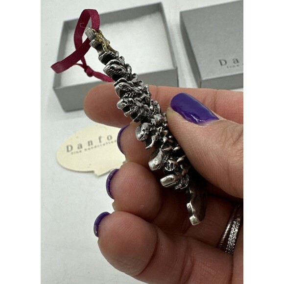 Danforth Pewter Christmas Tree Ornament Silver Tone 2012 - Picture 8 of 16